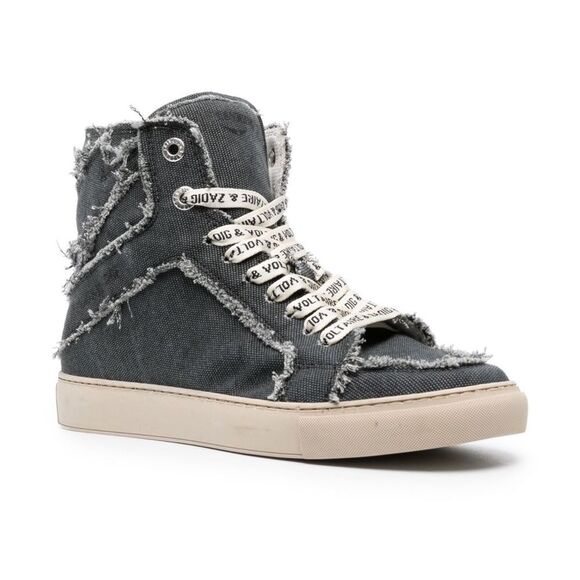 Zadig&Voltaire Flash hi-top sneakers Noir - Picture 1 of 5